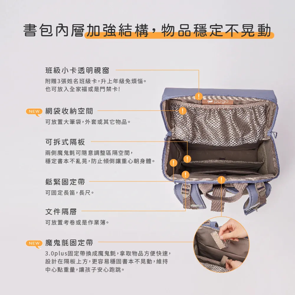 聰明書包 3.0 Plus |高年級款| 符合135-165cm身高